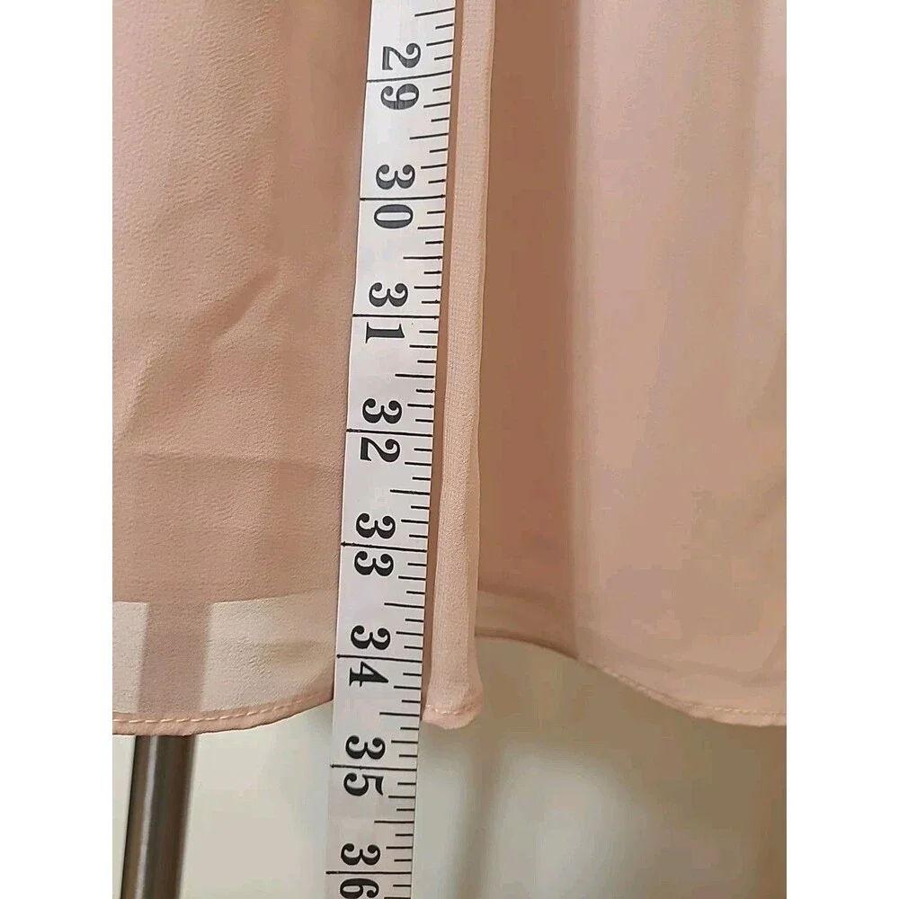 BCBGeneration Dress Women’s Size 8 Soft Pink Spaghetti Strap Strappy - Picture 10 of 11